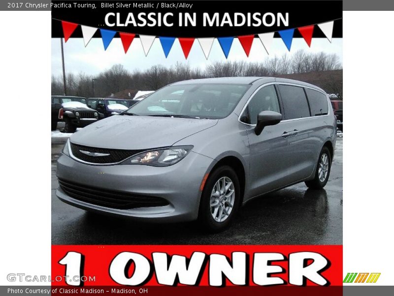 Billet Silver Metallic / Black/Alloy 2017 Chrysler Pacifica Touring