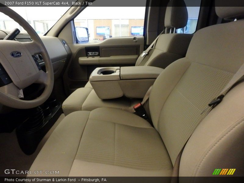 Black / Tan 2007 Ford F150 XLT SuperCab 4x4