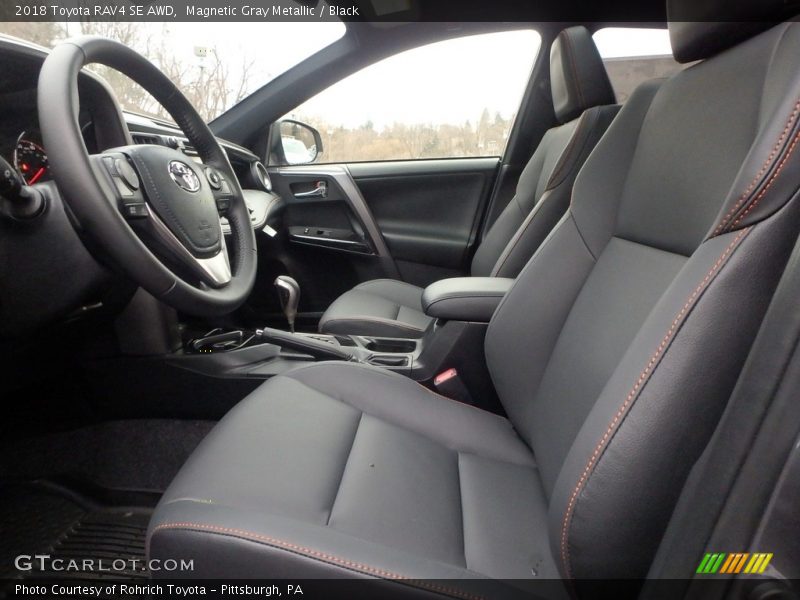 Front Seat of 2018 RAV4 SE AWD