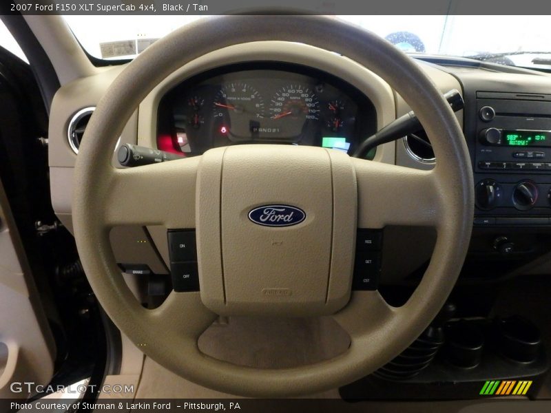 Black / Tan 2007 Ford F150 XLT SuperCab 4x4