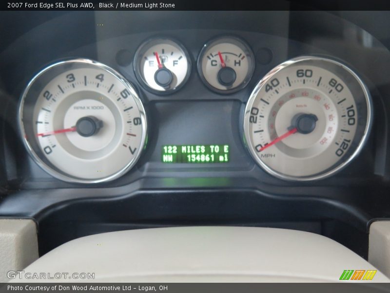 Black / Medium Light Stone 2007 Ford Edge SEL Plus AWD