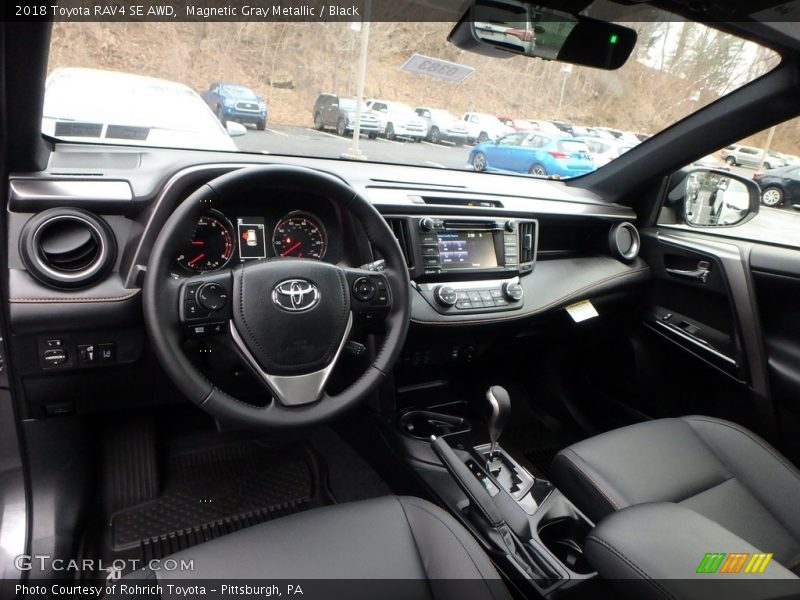  2018 RAV4 SE AWD Black Interior