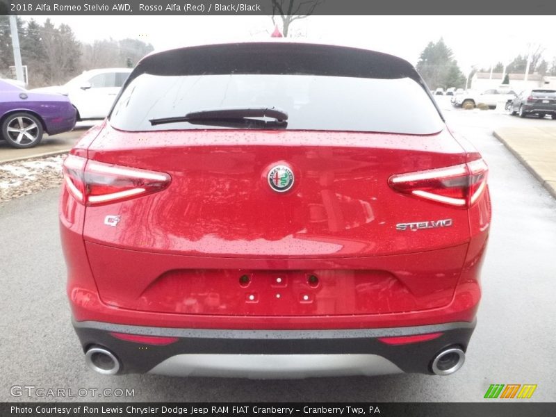 Rosso Alfa (Red) / Black/Black 2018 Alfa Romeo Stelvio AWD