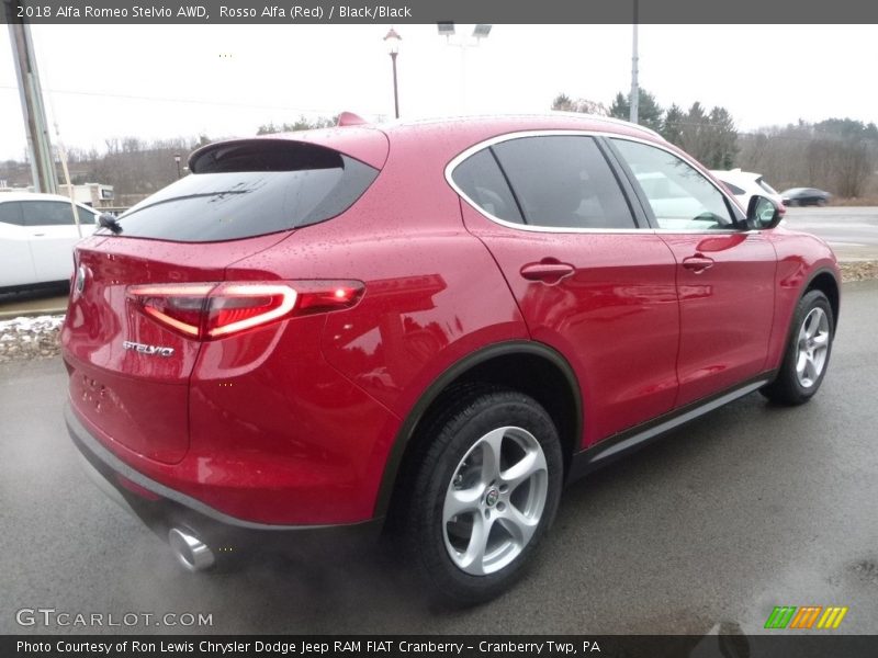 Rosso Alfa (Red) / Black/Black 2018 Alfa Romeo Stelvio AWD