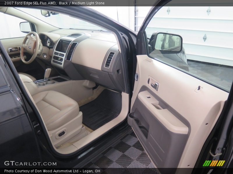 Black / Medium Light Stone 2007 Ford Edge SEL Plus AWD