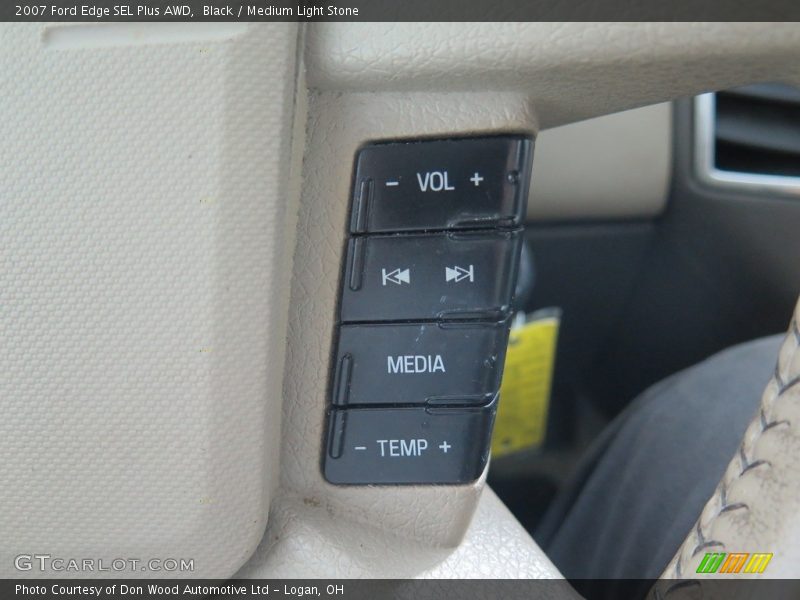 Black / Medium Light Stone 2007 Ford Edge SEL Plus AWD