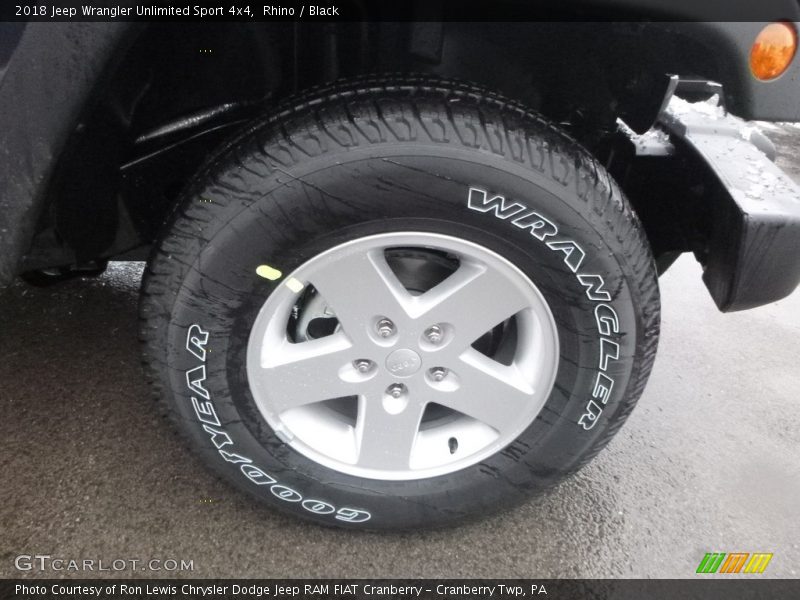 Rhino / Black 2018 Jeep Wrangler Unlimited Sport 4x4