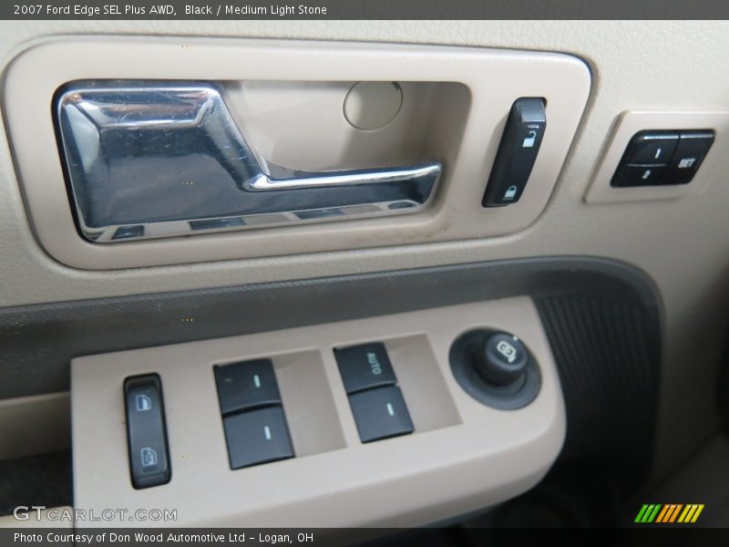 Black / Medium Light Stone 2007 Ford Edge SEL Plus AWD