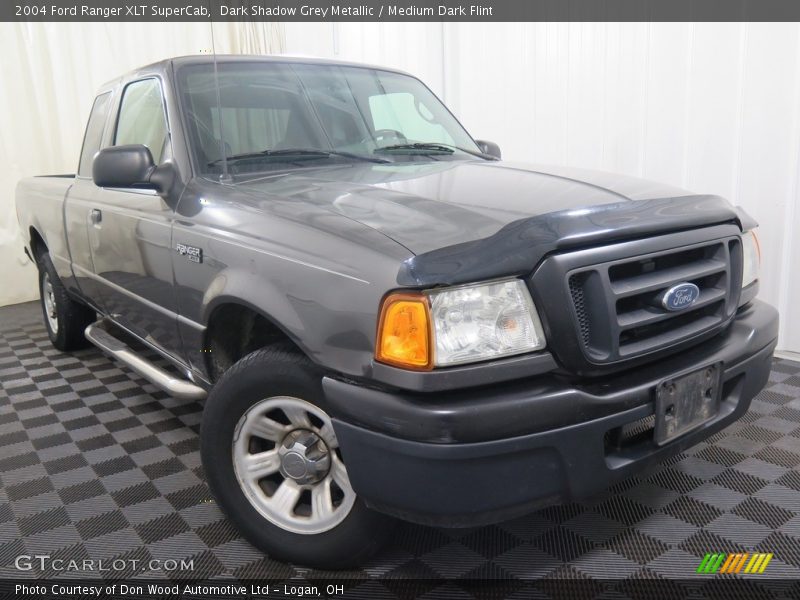 Dark Shadow Grey Metallic / Medium Dark Flint 2004 Ford Ranger XLT SuperCab