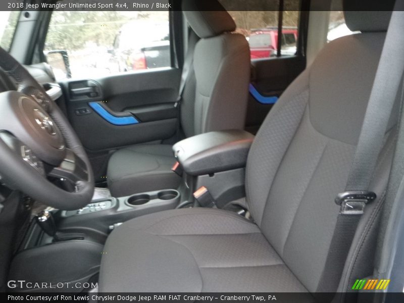 Rhino / Black 2018 Jeep Wrangler Unlimited Sport 4x4
