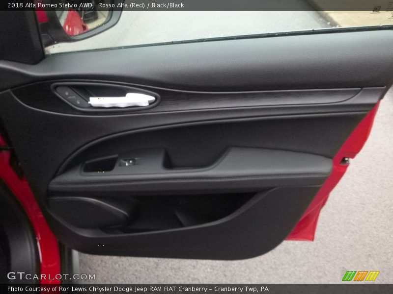 Rosso Alfa (Red) / Black/Black 2018 Alfa Romeo Stelvio AWD