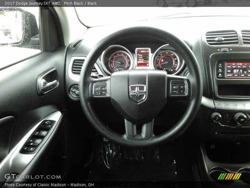 Pitch Black / Black 2017 Dodge Journey SXT AWD