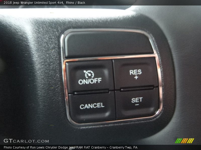 Rhino / Black 2018 Jeep Wrangler Unlimited Sport 4x4