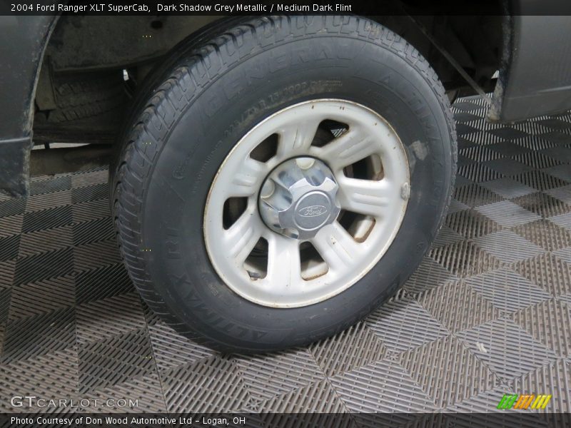 Dark Shadow Grey Metallic / Medium Dark Flint 2004 Ford Ranger XLT SuperCab