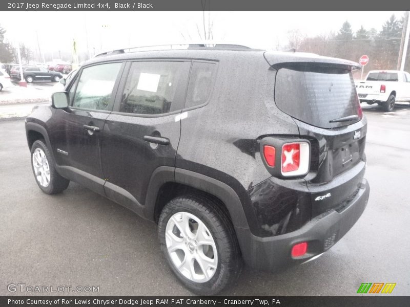 Black / Black 2017 Jeep Renegade Limited 4x4