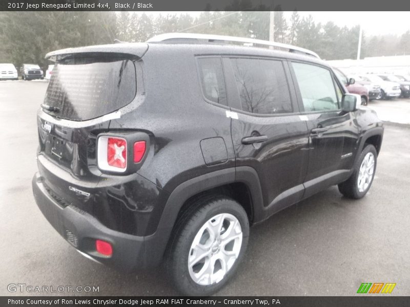 Black / Black 2017 Jeep Renegade Limited 4x4