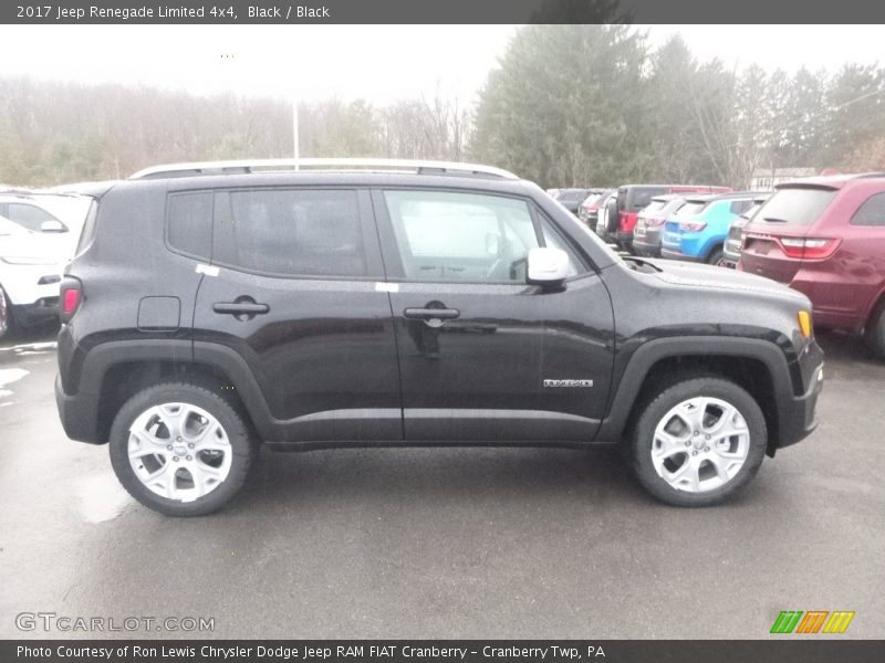 Black / Black 2017 Jeep Renegade Limited 4x4