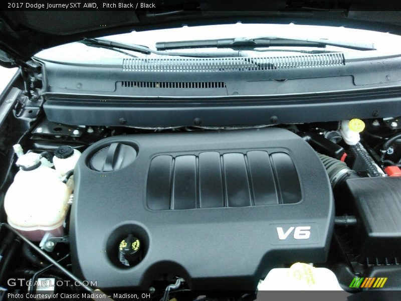 Pitch Black / Black 2017 Dodge Journey SXT AWD