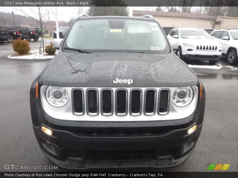 Black / Black 2017 Jeep Renegade Limited 4x4