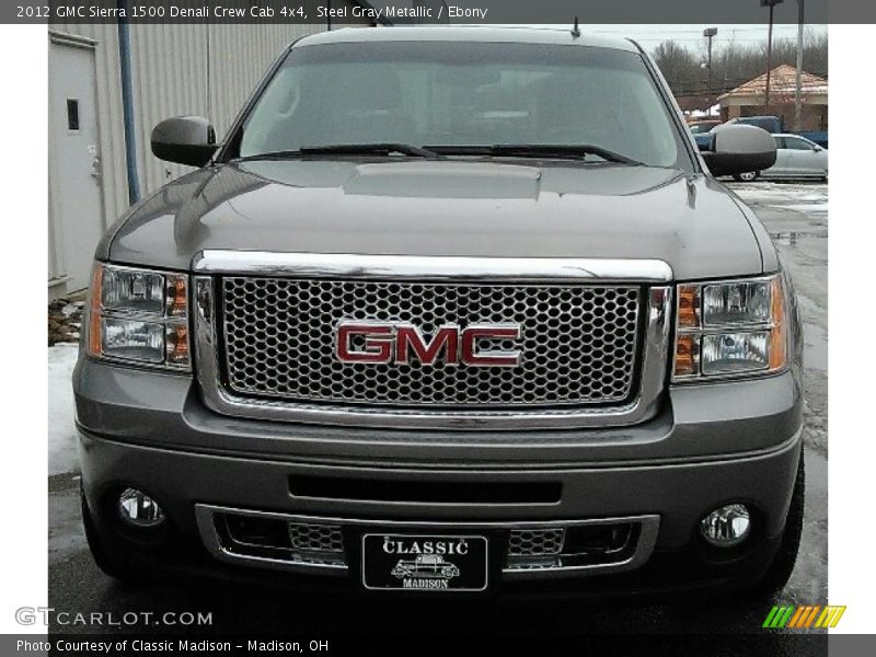 Steel Gray Metallic / Ebony 2012 GMC Sierra 1500 Denali Crew Cab 4x4