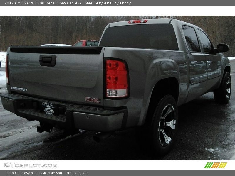 Steel Gray Metallic / Ebony 2012 GMC Sierra 1500 Denali Crew Cab 4x4