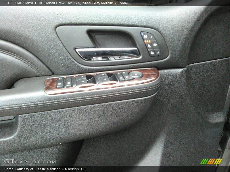 Steel Gray Metallic / Ebony 2012 GMC Sierra 1500 Denali Crew Cab 4x4