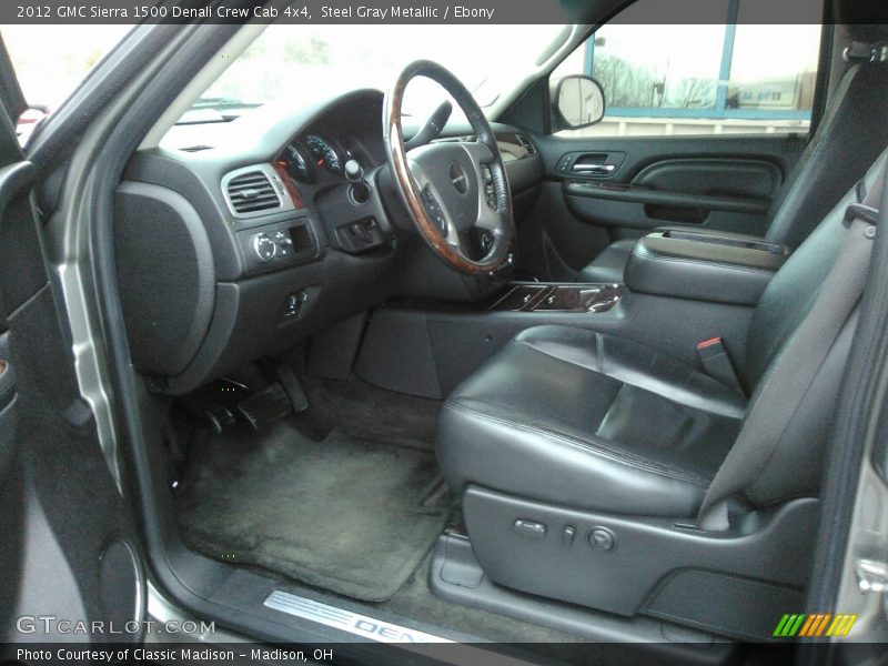 Steel Gray Metallic / Ebony 2012 GMC Sierra 1500 Denali Crew Cab 4x4