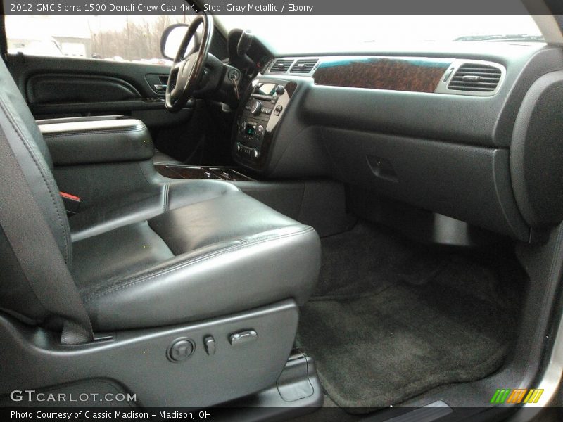 Steel Gray Metallic / Ebony 2012 GMC Sierra 1500 Denali Crew Cab 4x4