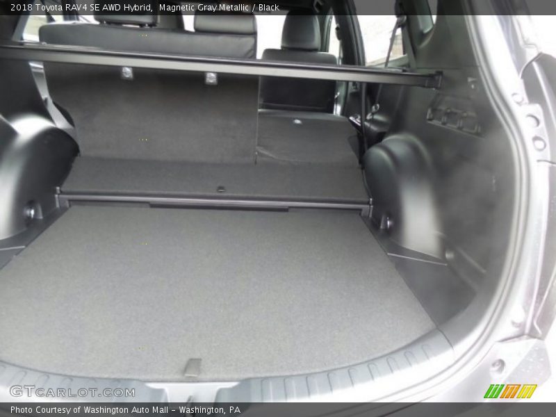 Magnetic Gray Metallic / Black 2018 Toyota RAV4 SE AWD Hybrid