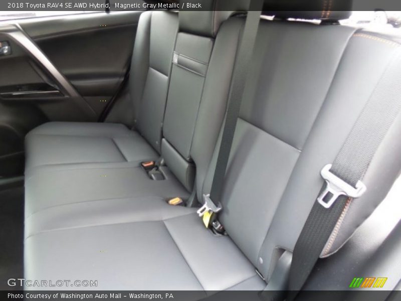 Magnetic Gray Metallic / Black 2018 Toyota RAV4 SE AWD Hybrid