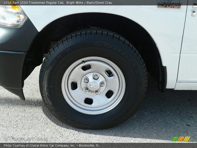 Bright White / Black/Diesel Gray 2018 Ram 1500 Tradesman Regular Cab