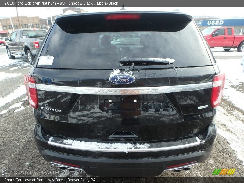 Shadow Black / Ebony Black 2018 Ford Explorer Platinum 4WD