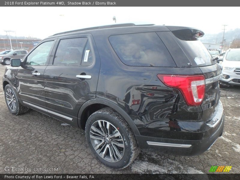 Shadow Black / Ebony Black 2018 Ford Explorer Platinum 4WD
