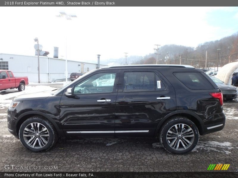  2018 Explorer Platinum 4WD Shadow Black
