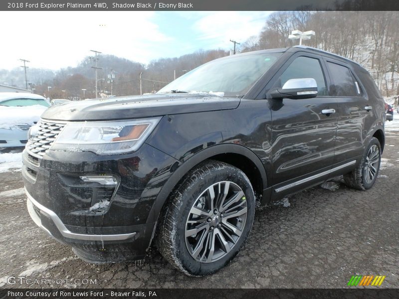 Front 3/4 View of 2018 Explorer Platinum 4WD
