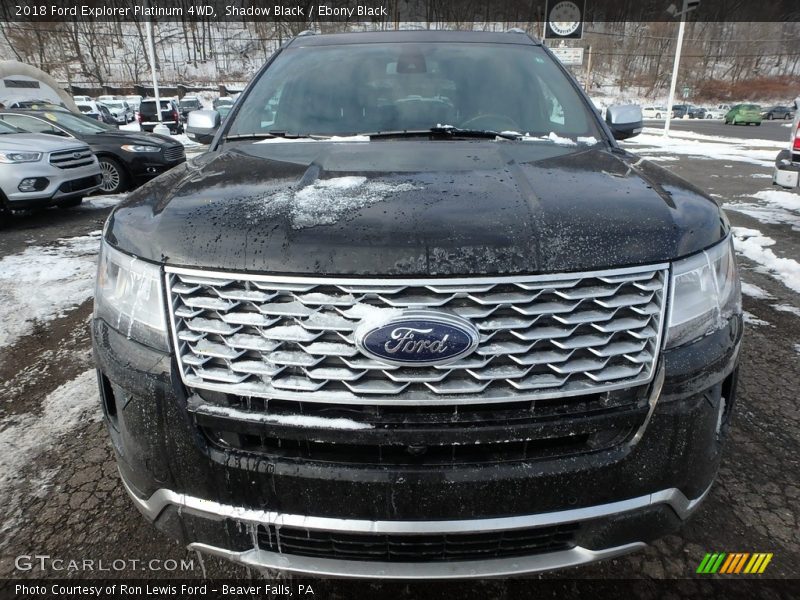 Shadow Black / Ebony Black 2018 Ford Explorer Platinum 4WD