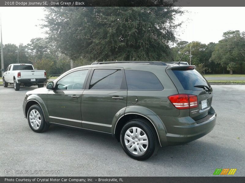 Olive Green / Black 2018 Dodge Journey SE