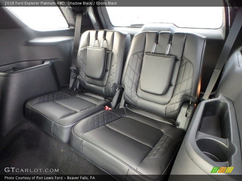 Rear Seat of 2018 Explorer Platinum 4WD