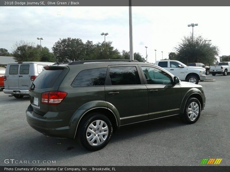 Olive Green / Black 2018 Dodge Journey SE