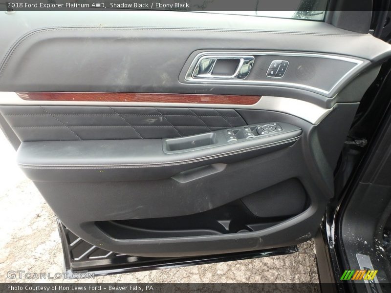 Shadow Black / Ebony Black 2018 Ford Explorer Platinum 4WD