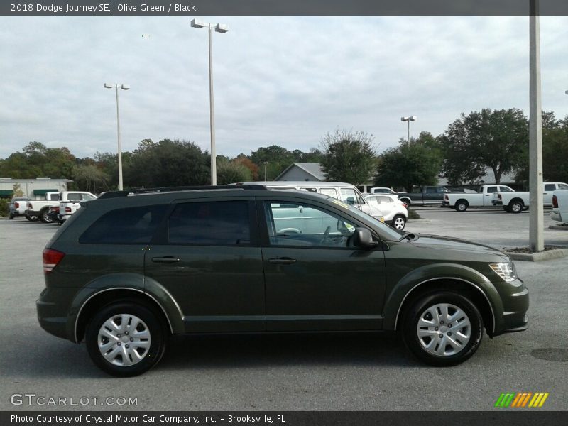 Olive Green / Black 2018 Dodge Journey SE