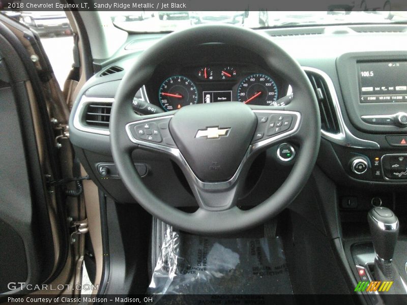 Sandy Ridge Metallic / Jet Black 2018 Chevrolet Equinox LT