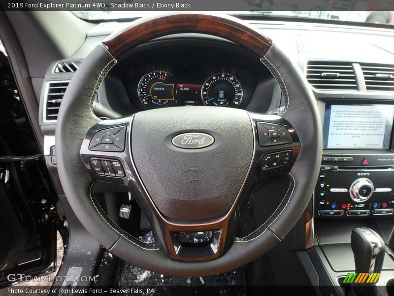  2018 Explorer Platinum 4WD Steering Wheel