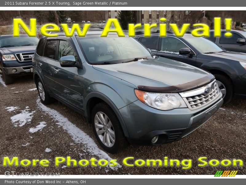 Sage Green Metallic / Platinum 2011 Subaru Forester 2.5 X Touring