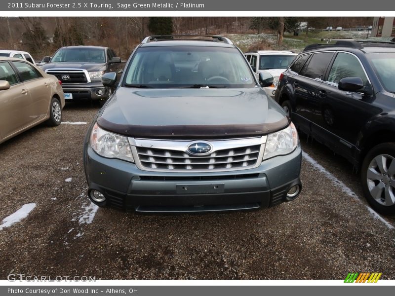 Sage Green Metallic / Platinum 2011 Subaru Forester 2.5 X Touring