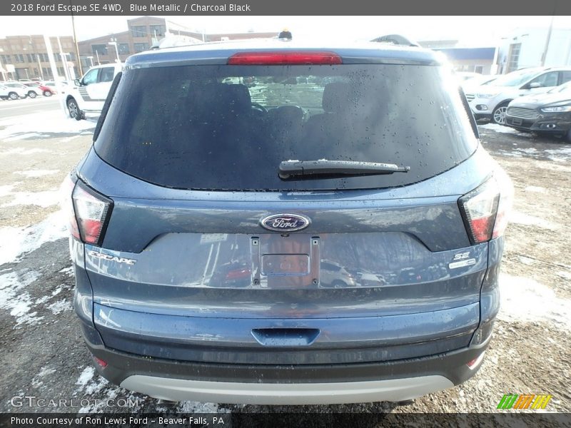 Blue Metallic / Charcoal Black 2018 Ford Escape SE 4WD