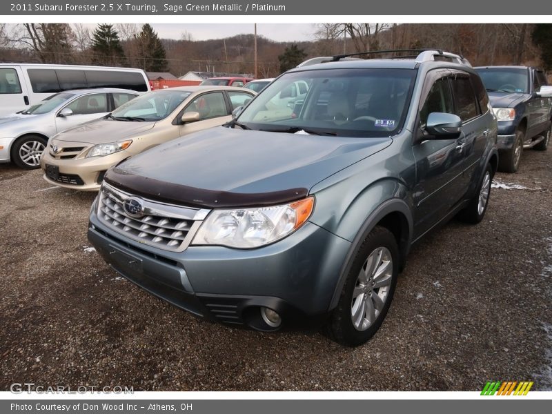 Sage Green Metallic / Platinum 2011 Subaru Forester 2.5 X Touring