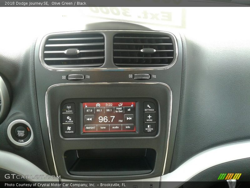 Olive Green / Black 2018 Dodge Journey SE