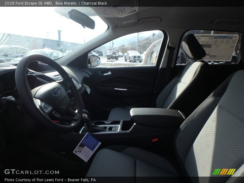 Blue Metallic / Charcoal Black 2018 Ford Escape SE 4WD