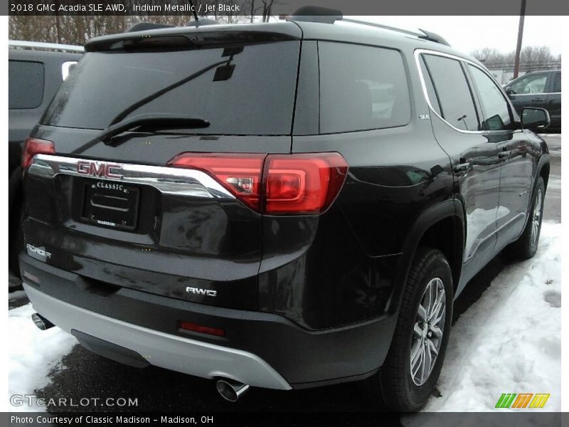 Iridium Metallic / Jet Black 2018 GMC Acadia SLE AWD
